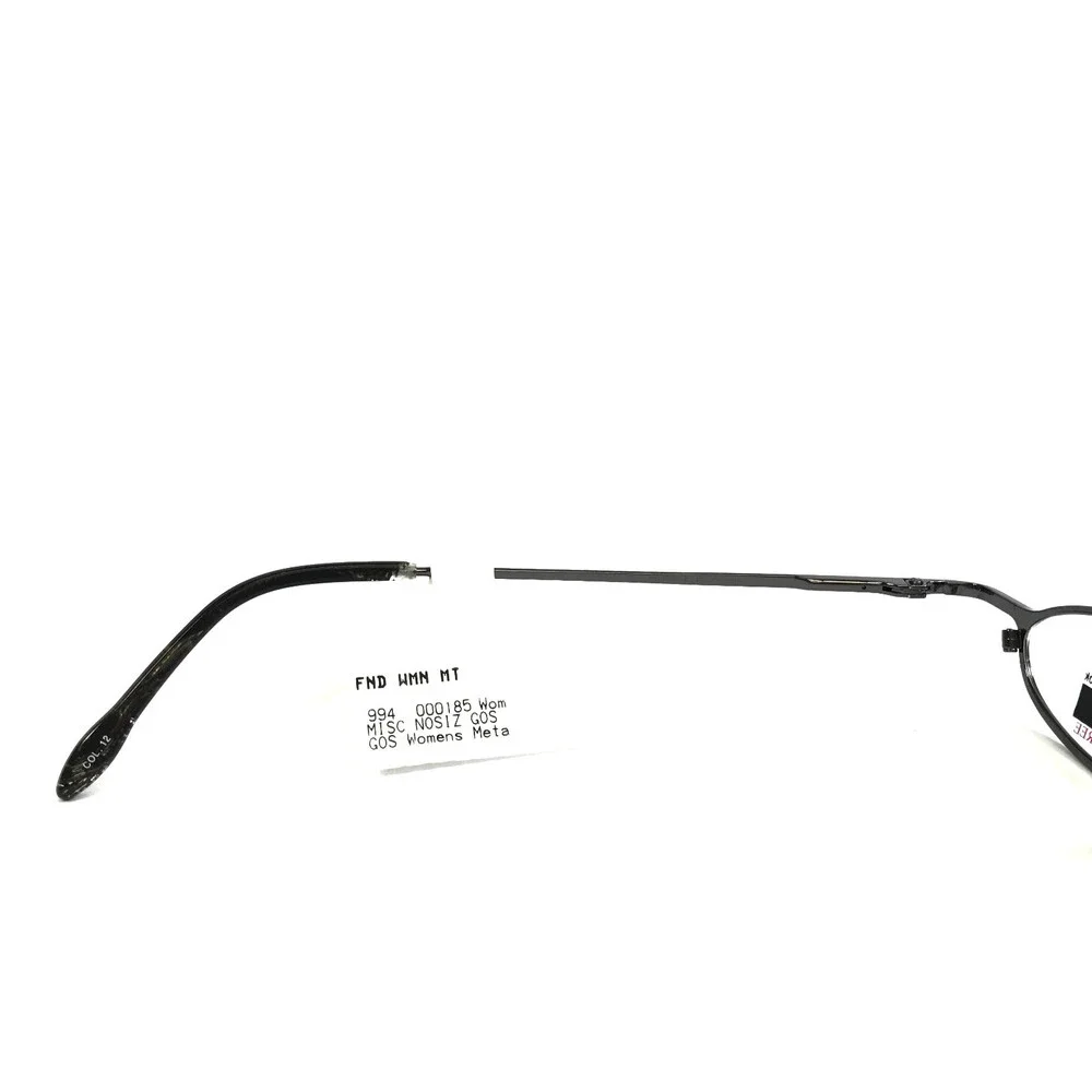 ogi Petite Eyeglasses Frames 9010 COL. 12 Polished Gunmetal Gray Oval 42-22-140